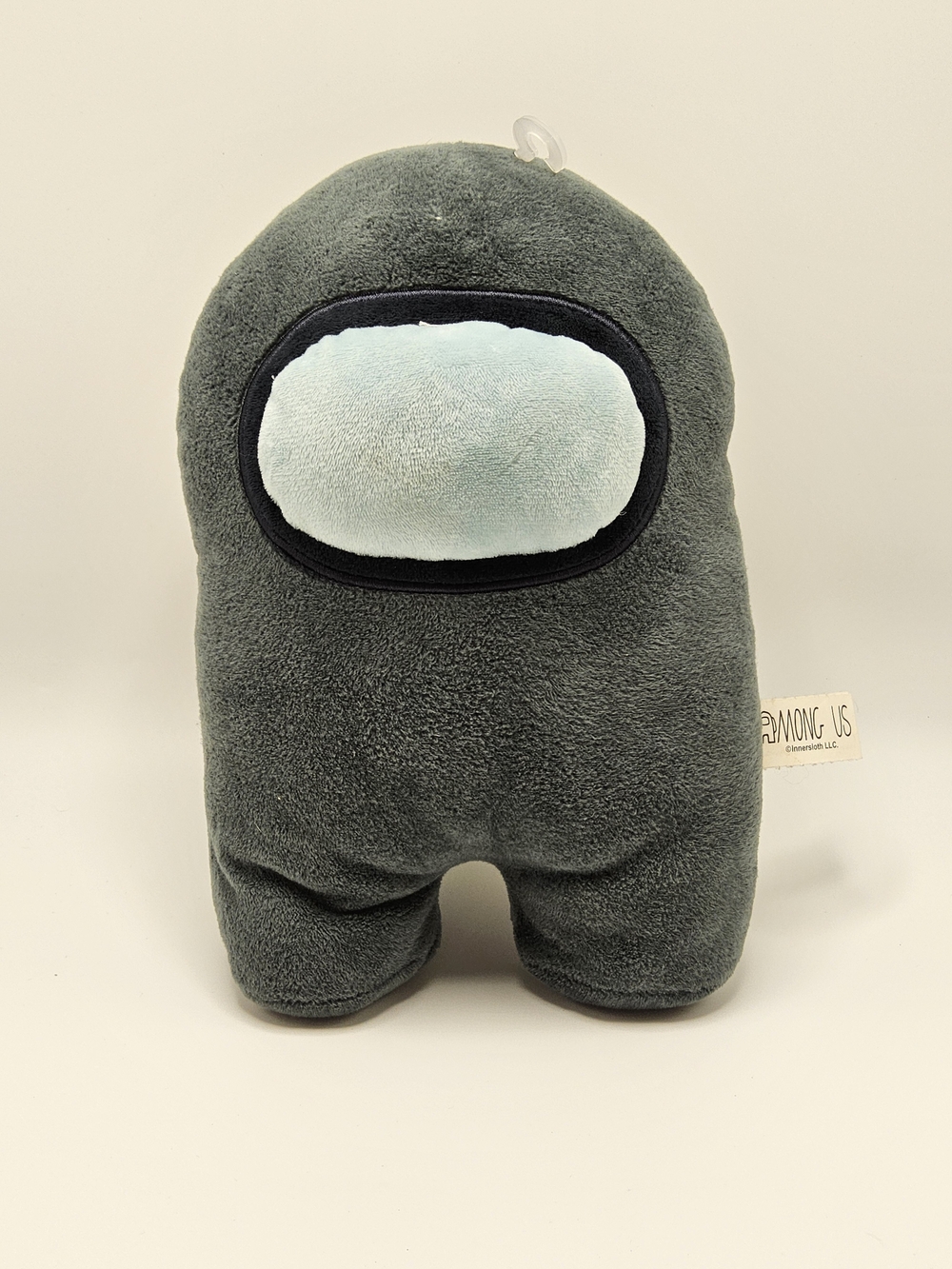 Among Us Plush Crewmate - Dark Gray with Light Blue Visor
